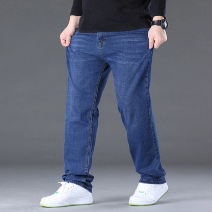 Jeans Hombre Tallas Grandes 28-50 | Pantalón Vaquero Wide Leg Denim 45-150kg Casual Oversize 2025