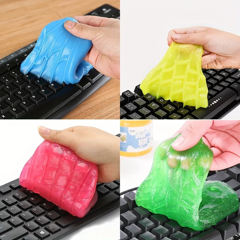 Limpiador Multiusos para Auto – Gel Magnético para Polvo, Teclados y Salidas de Aire