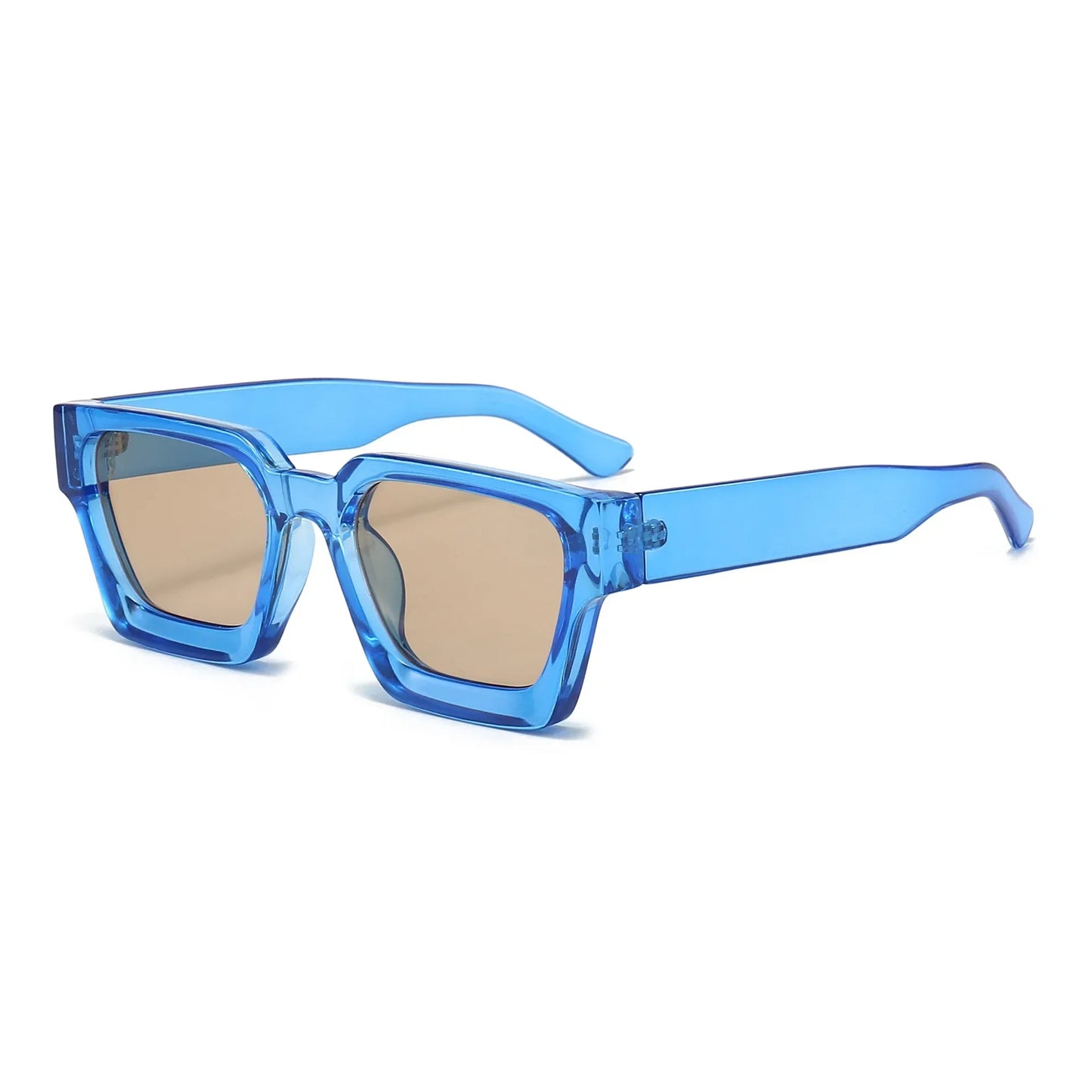 JNPCXI Gafas de Sol Cuadradas de Lujo | Retro Fashion Unisex UV400
