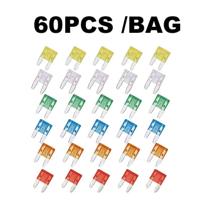 Caja de Fusibles para Auto | Kits de 60, 120 o 300PCS Fusibles Variados de Bajo Voltaje