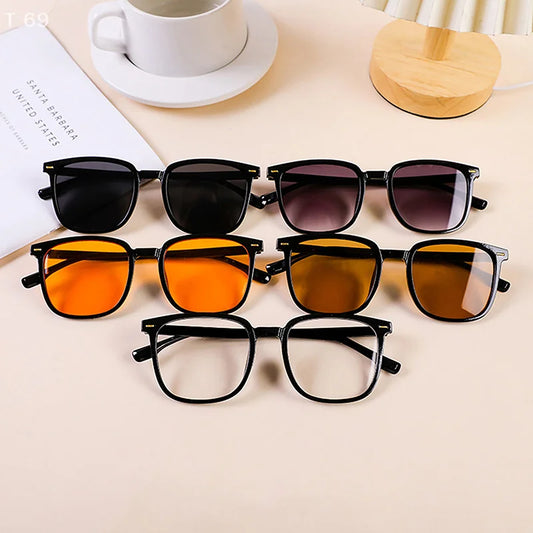 Gafas de Sol Cuadradas Unisex | Estilo Retro Vintage de Lujo para Mujer y Hombre