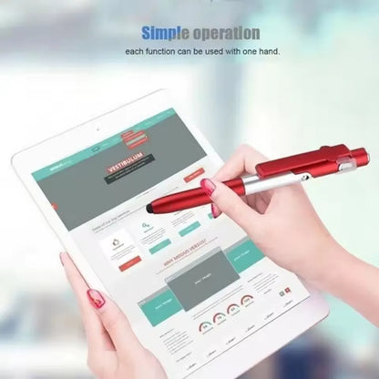 Lápiz Stylus Táctil con Clip – Compatible con Tablets y Smartphones, Ultra Ligero con Función LED