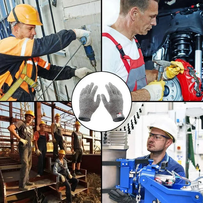 Guantes de Cocina Anticorte Nivel 5 – Guantes de Seguridad HPPE Resistentes a Cortes y Arañazos para Vidrio, Jardinería y Uso Doméstico