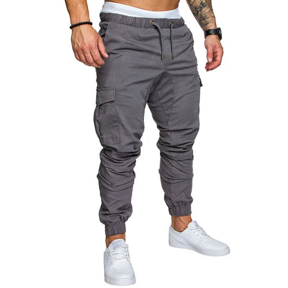 Pantalones Jogger de Moda para Hombre – Streetwear 2025, Cargo, Multi-Bolsillos, Casual, Fitness y Gym