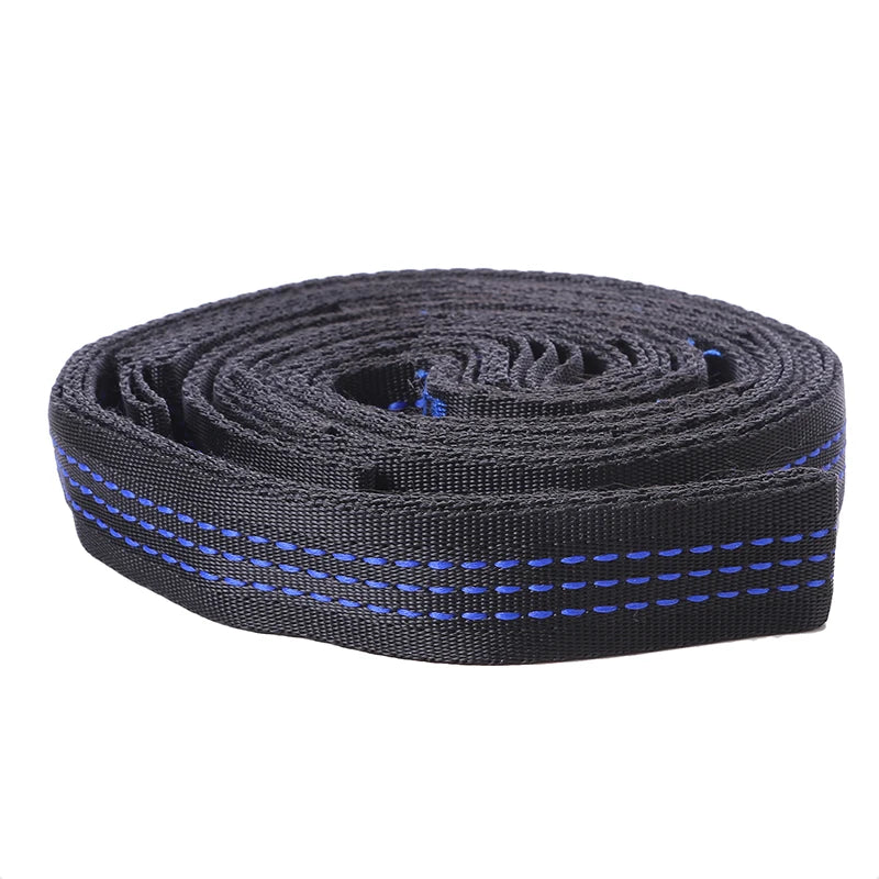 Juego de 2 Cintas para Hamaca – Alta Resistencia 600 lbs, Poliester con 5 Anillos Ajustables