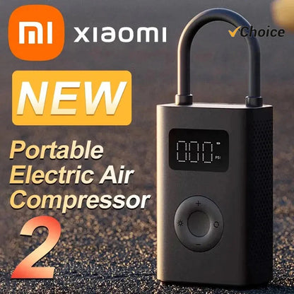 Xiaomi Mijia Air Pump 2 | Mini Compresor de Aire Portátil Eléctrico 150PSI con Carga Type-C y Luz LED