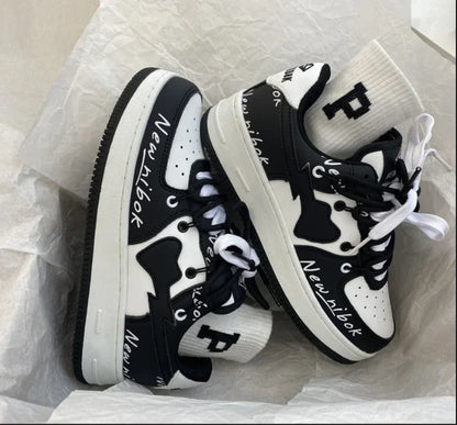 Zapatillas 2025 | Sneakers Casual con Suela Gruesa y Cordones