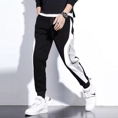 Pantalón Jogger Hombre Negro | Moda Hip Hop Casual con Cintura Elástica – Streetwear Deportivo