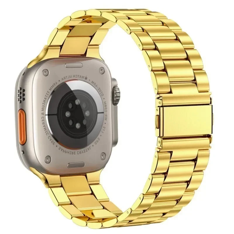Correa de Acero Inoxidable para Apple Watch | Pulsera Metálica Ajustable 38/40/41mm - 42/44/45mm - Ultra 49mm | Compatible con Series SE/3/4/5/6/7/8