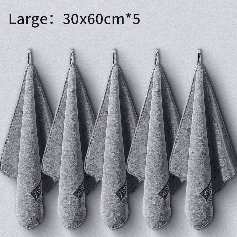 Toalla de Microfibra Premium para Auto – Paño de Limpieza y Secado con Bordes Reforzados | Cuidado y Detallado de Coches