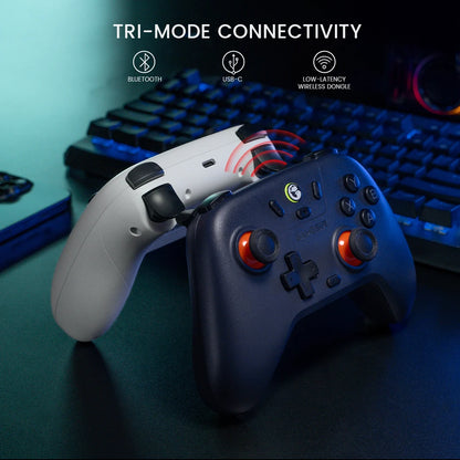 GameSir Nova Lite – Gamepad multiplataforma con Hall Effect Joystick, Turbo y conexión tri-modo