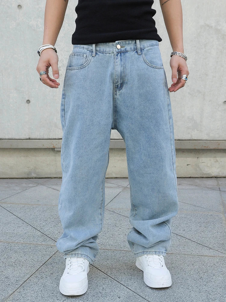 Jeans Baggy Hombre | Primavera y Otoño | Oversize Rectos Denim Casual Streetwear Y2K Pierna Ancha
