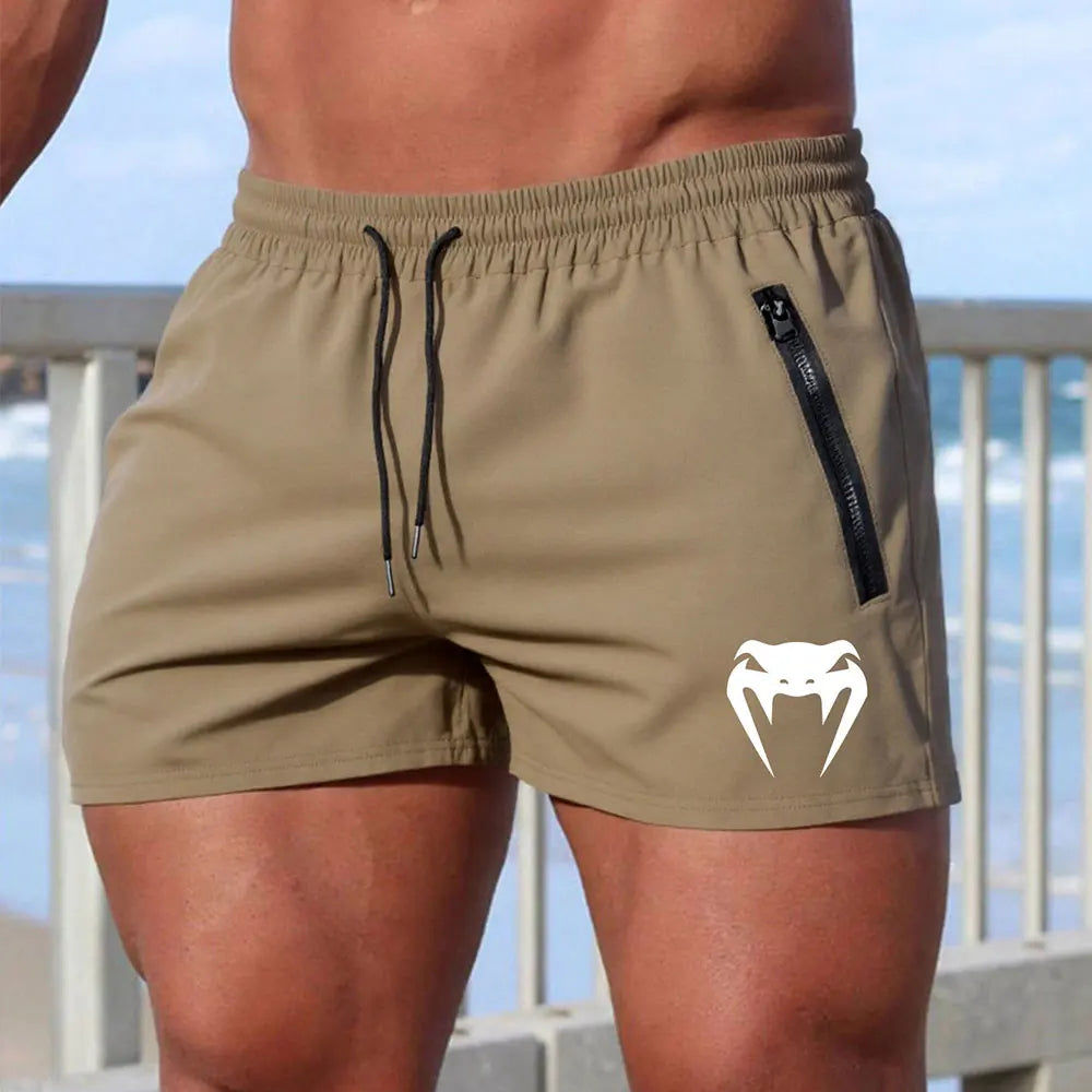 Shorts de Playa para Hombre con Estampado de Serpiente – Bañador Verano Moderno y Transpirable