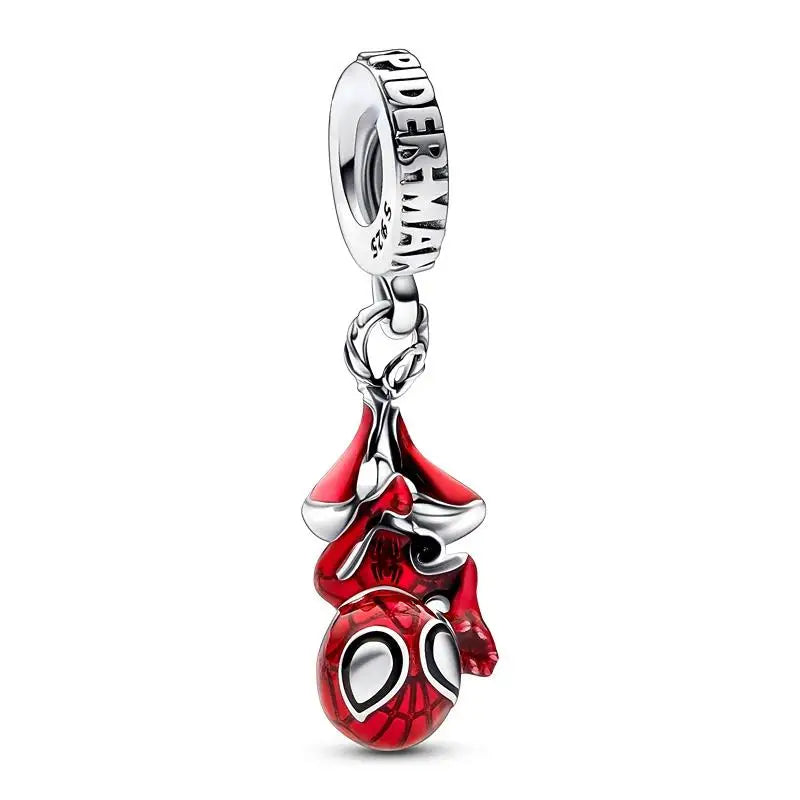Charm Capitán América plata 925 – Abalorio de superhéroe para pulsera tipo Pandora