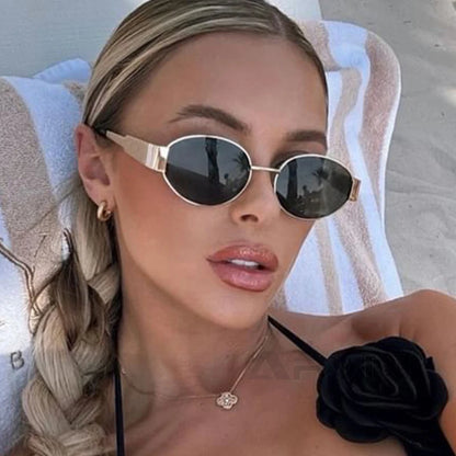Gafas de Sol Ovaladas Retro Unisex | Estilo Clásico y Protección UV400