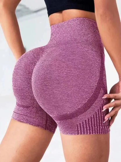 Shorts de Yoga Deportivos Mujer | Seamless Alta Elasticidad, Cintura Alta, Secado Rápido y Estilo Fitness Casual