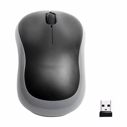 Mouse Inalámbrico 2025 – 2.4GHz USB, 1000DPI, Óptico Silencioso para Windows, Mac y Chrome OS