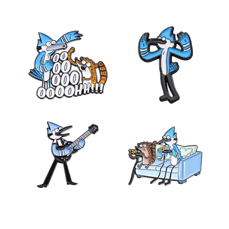 Pins de Dibujos Animados Anime – Broches Esmaltados de Monje Tierno, Chapas Divertidas para Regalo