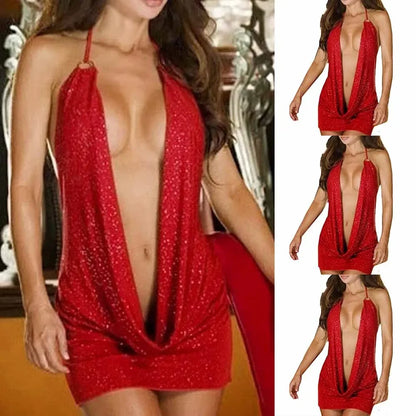 Body Halter Mujer 2025 | Lencería Sexy Ajustada para Pole Dance