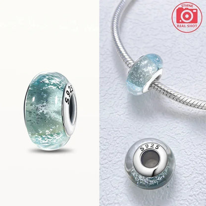 Cuenta Murano en Plata 925 | Beads de Vidrio de Colores para Pulsera Pandora Original