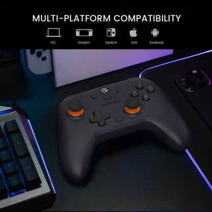 GameSir T4 Nova Lite | Gamepad Inalámbrico Multiplataforma con Sticks Hall Effect, Turbo 20Hz y Vibración – Compatible con Switch, PC, Steam, Android e iOS