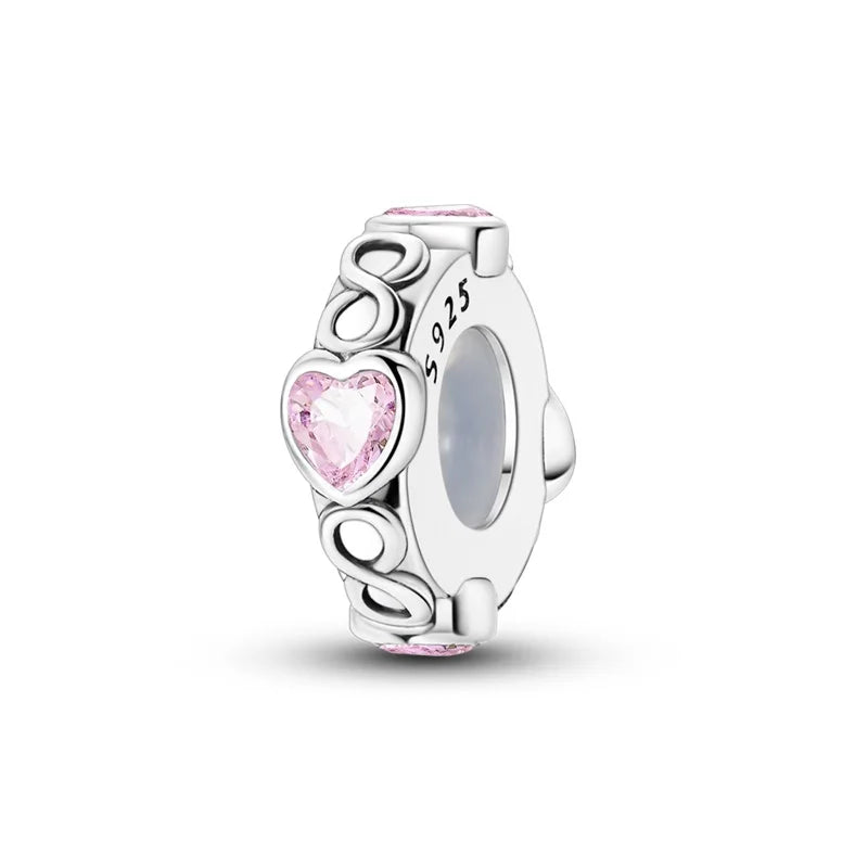 Charm de Plata 925 con Mariposa y Dragón – Abalorio Colorido con Zirconia Arcoíris para Pulseras DIY