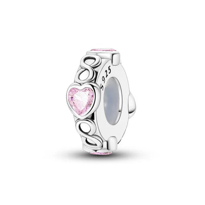 Charm de Plata 925 con Mariposa y Dragón – Abalorio Colorido con Zirconia Arcoíris para Pulseras DIY