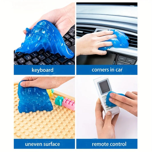 Limpiador Multiusos para Auto – Gel Magnético para Polvo, Teclados y Salidas de Aire
