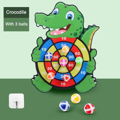 Juego Educativo Dardo Infantil con Pelotas Adhesivas – Tablero Montessori para Niños 3 a 7 Años