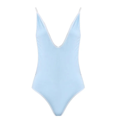 Traje de Baño Entero Mujer 2025 | Sexy Halter Backless Crochet Playa