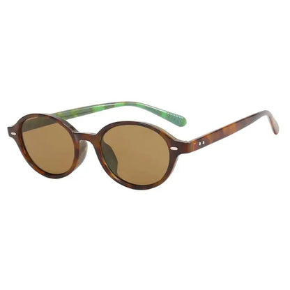 Gafas de Sol Ovaladas Retro con Remaches | Hombre Mujer Estilo Lujo UV400
