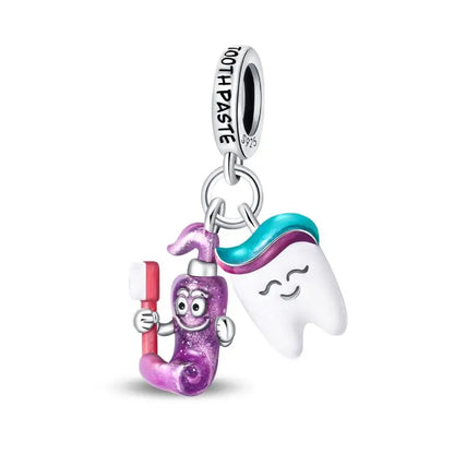 Charm Profesional Médico en Plata 925 | Profesora/Docente | Compatible con Pulsera Pandora Original