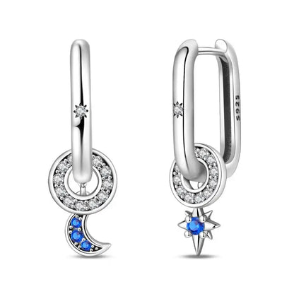 Aretes Primavera Plata 925 | Abeja, Flor y Mariposa | Aros Dobles Mujer