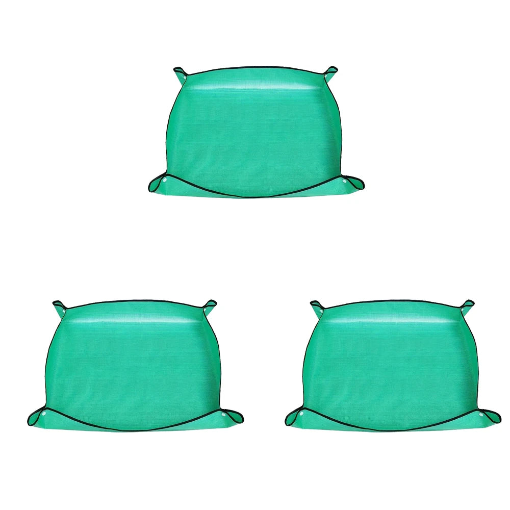 Alfombrilla de Jardinería Impermeable | Tapete Plegable para Trasplante de Plantas y Macetas 50cm-100cm