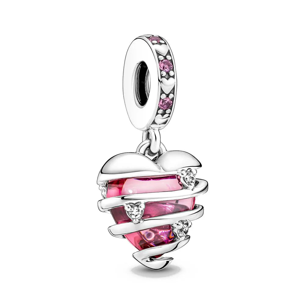 Charm Familia en Plata 925 – Abalorio Sparkling para Pulsera Original Mujer