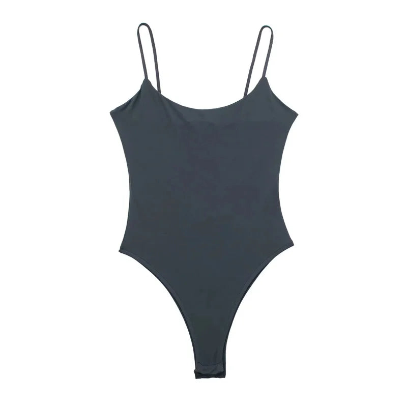 Body Mujer TRAF 2024 Sexy | Espalda Descubierta Blanco/Negro
