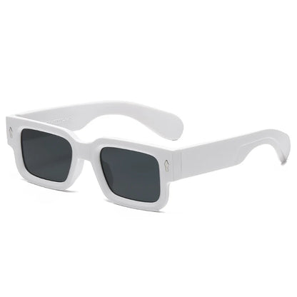 Gafas de Sol Retro Cuadradas con Patas Gruesas | Unisex Moda Vintage UV400
