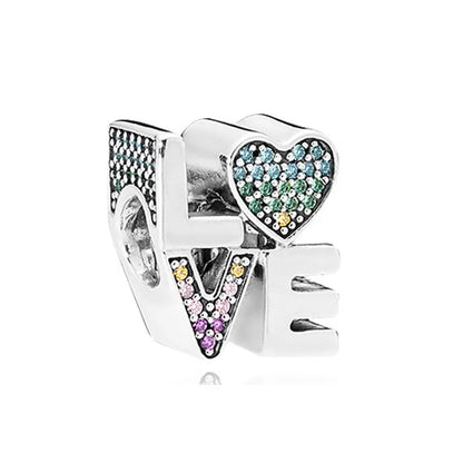 Charm Familia en Plata 925 – Abalorio Sparkling para Pulsera Original Mujer