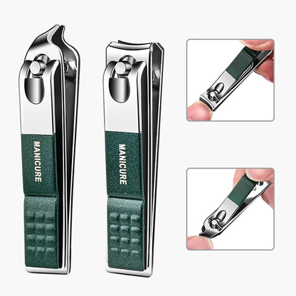 Set de Manicure y Pedicure Portátil 6-18 Piezas Ouriner | Kit de Cuidado Personal con Tijeras de Cejas y Cortauñas