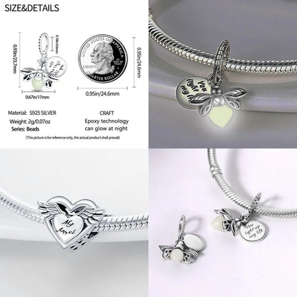 Charm Buho Serie Bee en Plata 925 – Abalorio DIY para Pulseras Originales Mujer