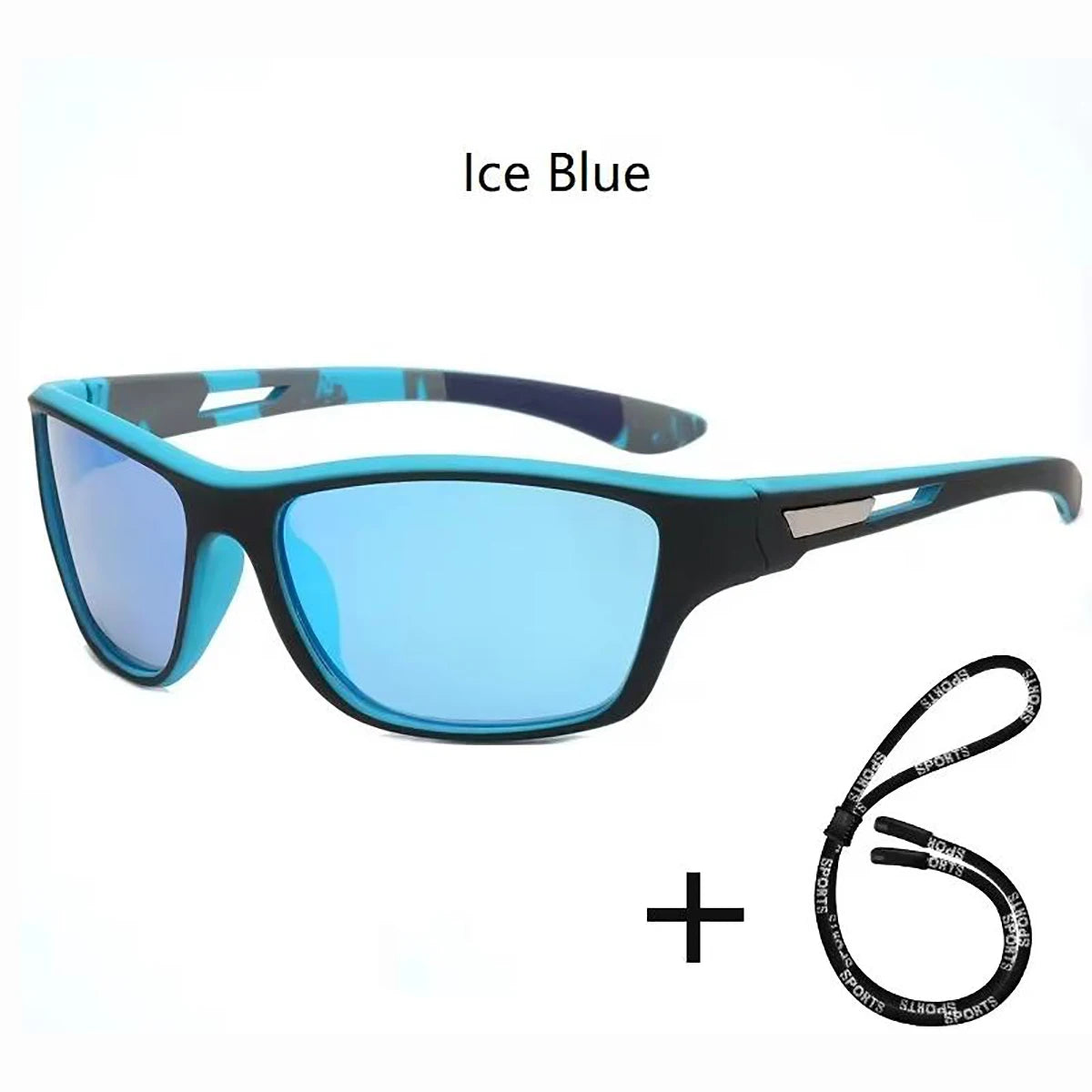 Gafas de Sol Deportivas Polarizadas con Cadena | Unisex Retro UV400 para Ciclismo, Pesca y Escalada