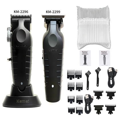 Kemei KM-2296 KM-2299 KM-1102 Cortapelos Profesional Hombre | Máquina Eléctrica Recargable de Corte y Afeitado