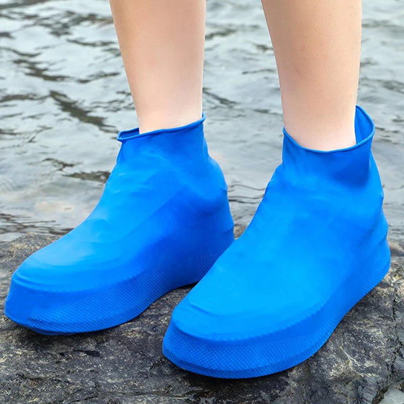 Cubrezapatos de Látex Impermeables | Fundas Reutilizables Antideslizantes para Lluvia y Nieve | 1 Par