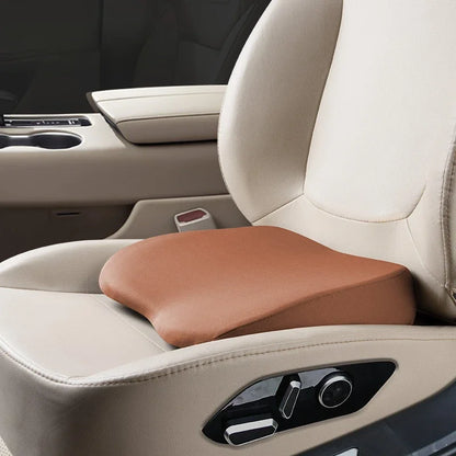 Cojín Elevador de Asiento para Coche | Almohada Gruesa Portátil con Soporte Lumbar y Confort en Todas las Estaciones