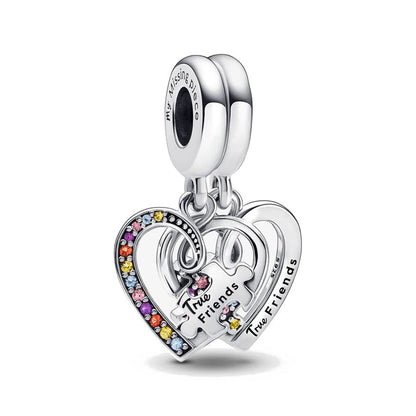 Charm Familia en Plata 925 – Abalorio Sparkling para Pulsera Original Mujer