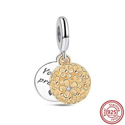 Charm sorpresa de plata 925 estilo estrella y corazón – Bolsa sorpresa random para pulsera DIY mujer