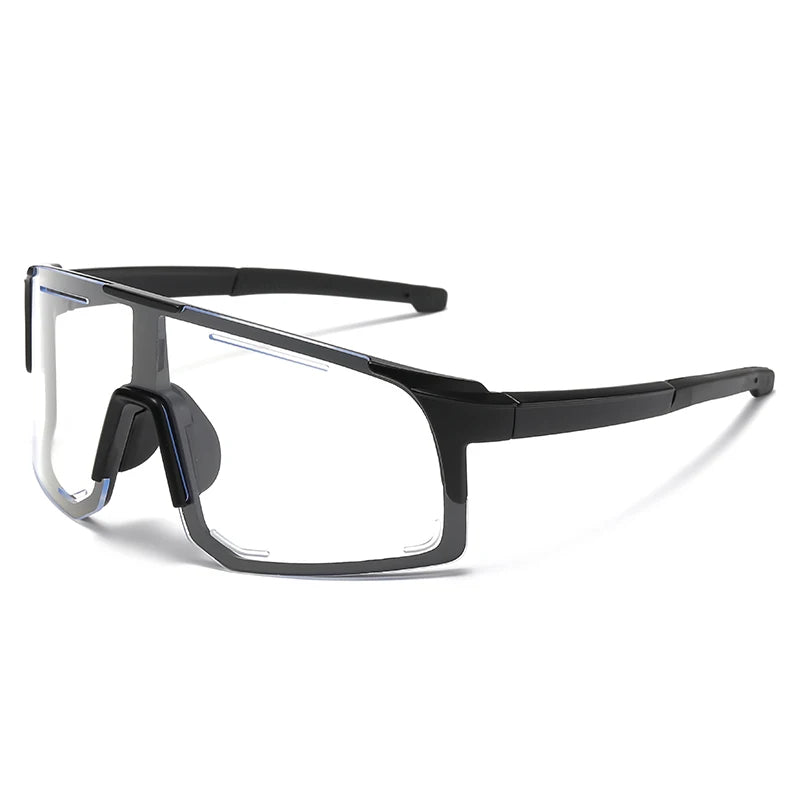 Gafas Deportivas Wrap Around | Unisex One Piece Oversized UV400 para Ciclismo, Pesca y Esquí