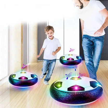 Balón de Fútbol Flotante con Luces LED y Música – Juguete Eléctrico Hover Soccer para Niños
