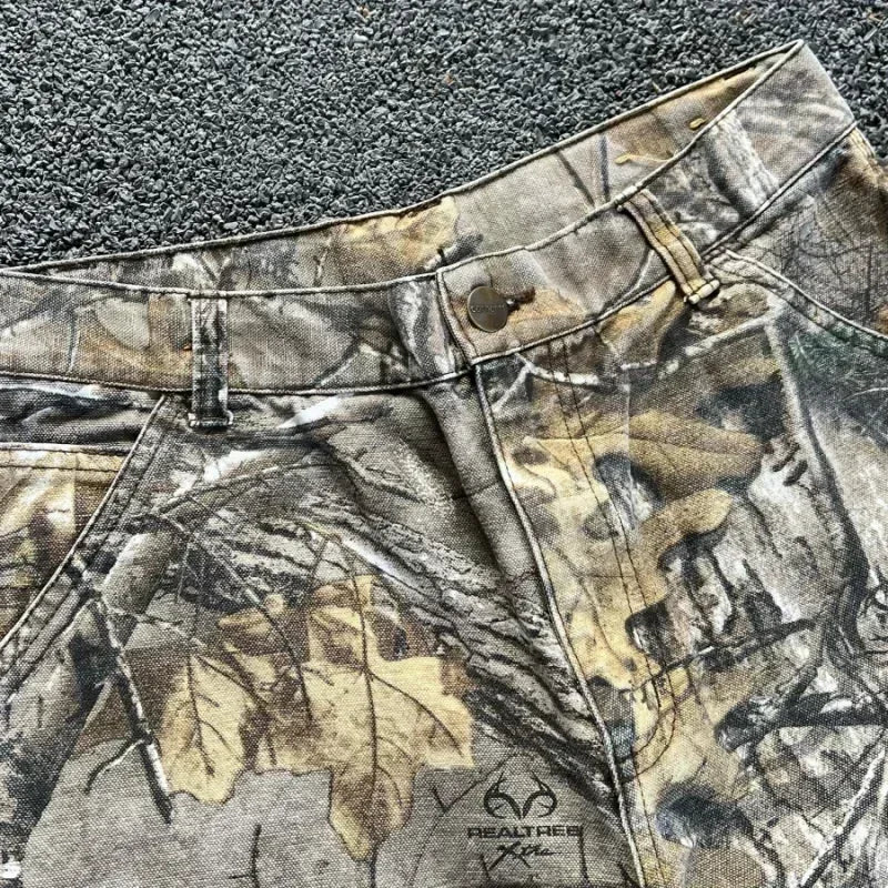 Jeans Oversize Camuflados Y2K | Pantalón Vaquero Recto Harajuku Hip Hop Streetwear