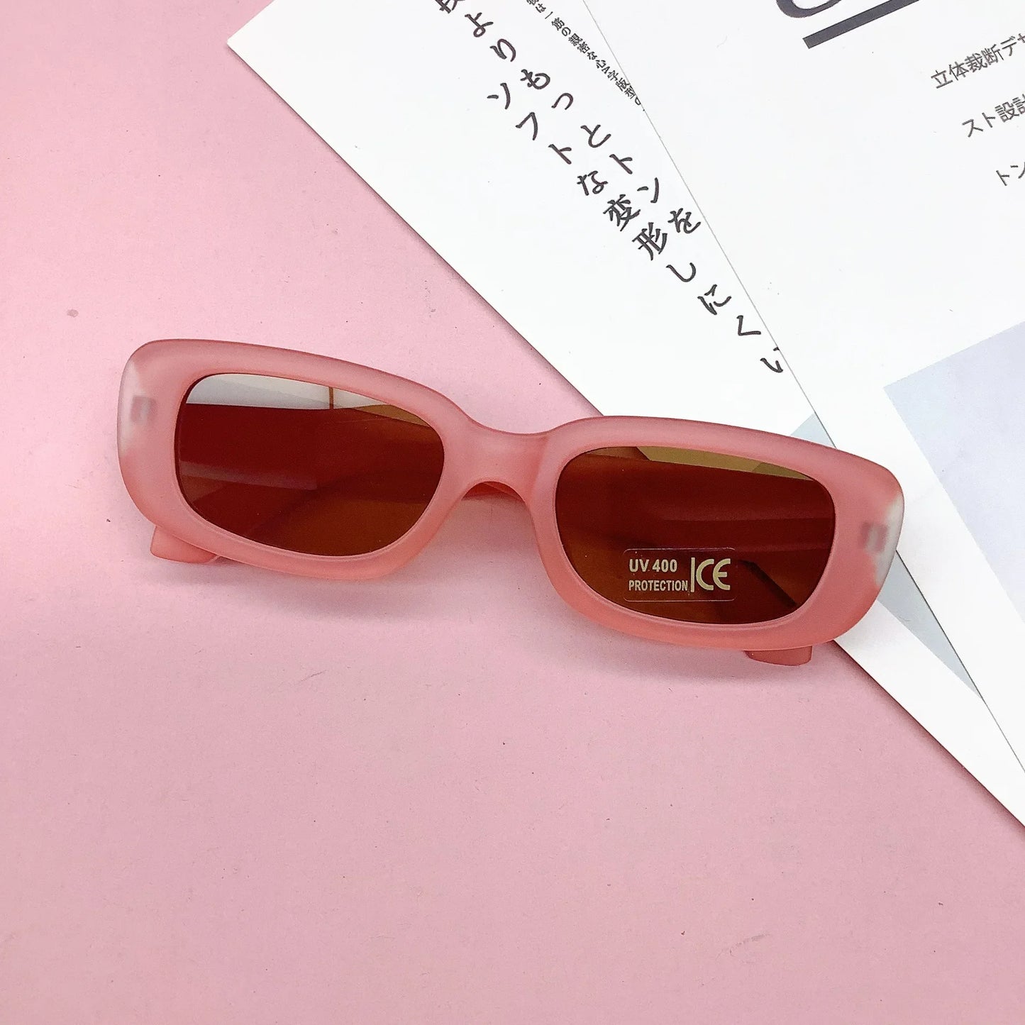 Gafas de Sol Rectangulares Vintage para Niños | Protección UV400 Niño Niña Moda Infantil